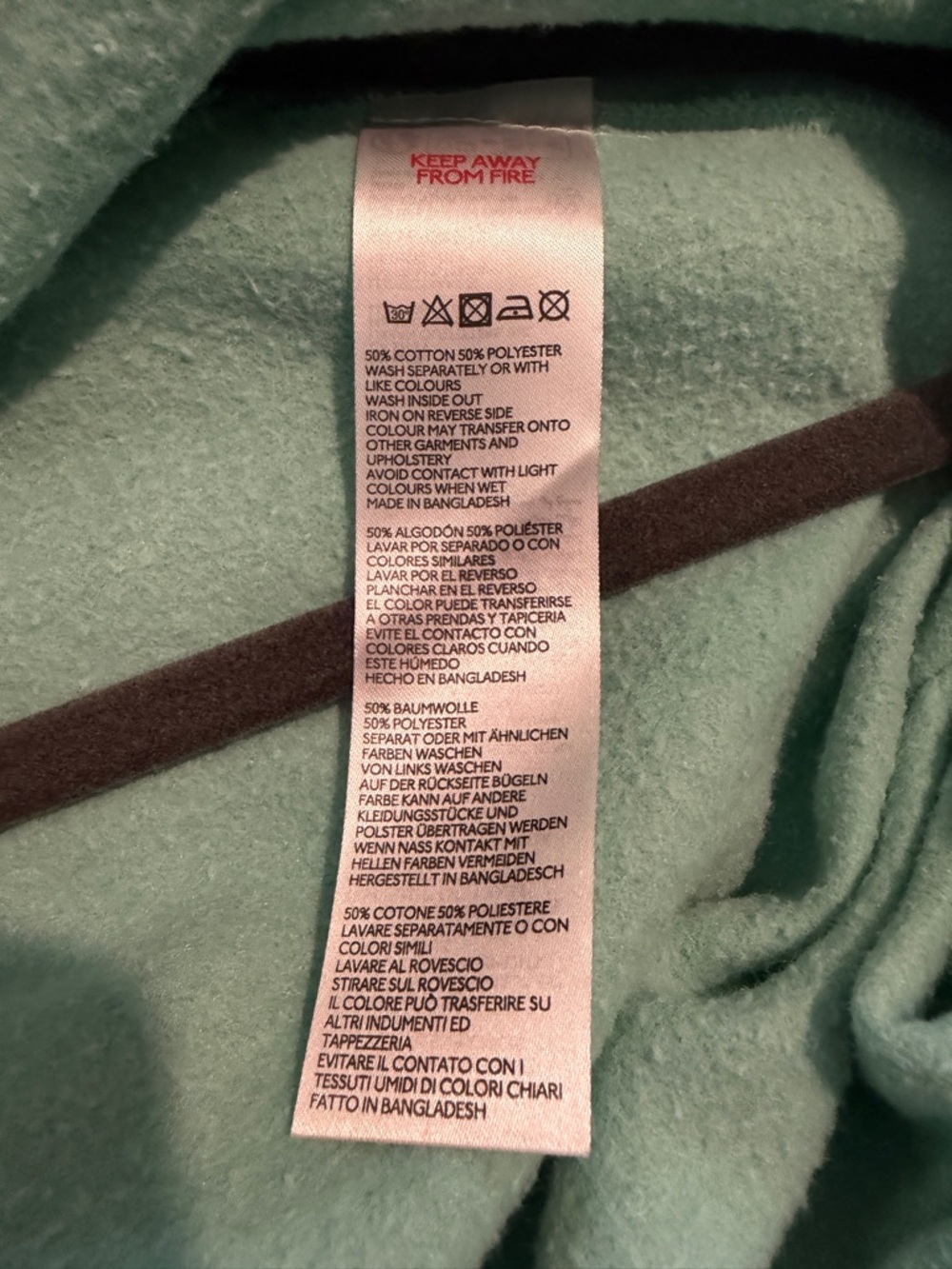 Anthropologie Rooting For You Mint Green Graphic Sweatshirt - Picture 5 of 5